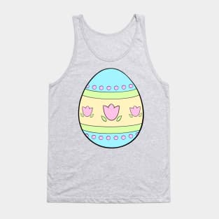 Pastel Tulips Easter Egg Tank Top